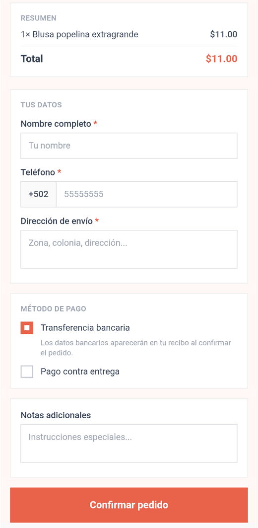 Completa sus datos